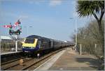 Ein First Great Western HST 125 Class 43 nach London verlässt St Erth.