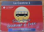 (159'646) - BUCHARD voyages-Haltestellenschild - La Tzoumaz, Le Centre 1 - am 5.