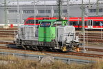 Bei bestem Fotowetter war 650 114-8 am 11.11.2016 im BW Rostock Hbf unterwegs.