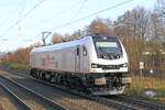 2019 329-2 (HRS Hamburger Rail Service) durchfährt am 16.01.2026 den Bahnhof Tostedt.