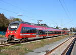 442 846 stand als S1(Warnemünde-Rostock)in Warnemünde.18.10.2025