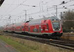 445 010 als RE5 von Berlin-Südkreuz nach Rostock Hbf bei der Einfahrt im Rostocker Hbf.21.12.2025