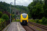 Nun sind die HLB SIEMENS Mireo Plus B wohl schon im Planbetrieb: Der HLB 563 801 / 563 901 (94 80 0563 801-0 D-HEB / 94 80 0563 901-8 D-HEB), ein zweiteiliger Hybridtriebzug (E/Akku) der BR 563 vom Typ SIEMENS Mireo Plus B der HLB (Hessische Landesba ...