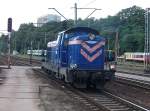 SM42 563 beim Rangierdienst am 31.Juli 2010 in Szczecin Glowny.