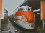 Noch ein weiteres (und letztes) Bild des ETR 450 aus meinem Archiv: Der ETR 450 001 wartet in Roma Termini auf die Abfahrt nach Milano.