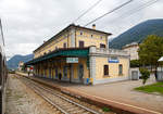   Der Bahnhof Morbegno/dt.