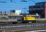 DEUTZ KG 275 B Diesellokomotive, der Talio Vincenzo (Catenanuova) am 20.07.2022 beim Bahnhof Messina Centrale (Sizilien).