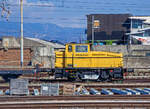 DEUTZ KG 275 B Diesellokomotive, der Talio Vincenzo (Catenanuova) am 20.07.2022 beim Bahnhof Messina Centrale (Sizilien).