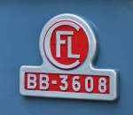 Serie 3600/391696/-das-wunderschoene-logo-der-bb . Das wunderschne Logo der BB 3608. Luxemburg, 04.10.2014. (Hans)