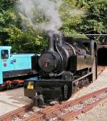 . Aus dem Archiv - Die Dampflok N� 1 der Grubenbahn Mini�resbunn-Doihl a.s.b.l konnte am 19.09.2004 beim Umsetzten in Lasauvage beobachtet werden. (Hans)