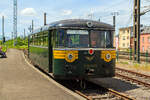 Faszination Museumsbahn - “Train 1900” in Fond de Gras (L) -     Der Uerdinger Schienenbus 551.669 (ex Chemin de fer des trois Vallées, Mariembourg, Belgien), ex DB 795 669-1, ex VT95