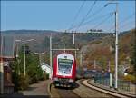 Der IR 3737 Troisvierges - Luxembourg fhrt am 25.10.2012 in den Bahnhof von Kautenbach ein. (Jeanny)