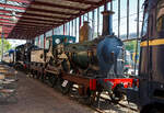 Die 1881 gebaute 1B Dampflokomotive SS 326 „Grote Groenen“ (Große Grüne), ab 1921 NS 1326 (NS-Baureihe 1300), am 29 April 2025 im Het Spoorwegmuseum (bis 2005 NSM - Nederlands Spoorwegmuseum / Niederländischen Eisenbahnmuse ...