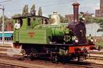 br-8100-ex-ss-650/702048/ns-657-kikker-frosch-steht-am NS 657 Kikker (Frosch) steht am 3 Augustus 1989 in Utrecht.