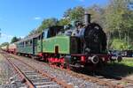 alle/827409/zlsm-57-bonne-verlasst-am-24 ZLSM 57 'BONNE' verlasst am 24 September 2023 Schin op Geul und wird vom offenbarer Platrz fotografiert.