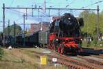 Am Samstag 28 September 2024 wurden drei Dampfpendelzüge zwischen 's-Hertogenbosch und Nijmegen gefahren von VSM's eigener 23 076 und 50 307.