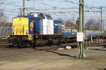 br-203-ex-dr-v-1001/605072/volker-rail-203-5-an-die-arbeit Volker Rail 203-5 an die Arbeit in Utrecht Centraal am 9 März 2014. 