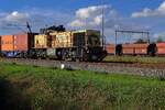 Leider wurde es wegen Pannen an der Fotokamera n�r ein Notschuss vons Handy am 4 Oktober 2026 bei Valburg von HSL 1508  HaSeL  der 2025 dieses Giraffendesign bekommen hat.