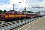 ACTS/EETC 1254 treft mit ein Nachtzug nach Alessandria in ´s Hertogenbosch ein am 4 Juli 2014.