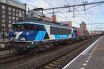 TCS, ex RailPromo 101003 zieht ein Dolimezug durch 's-Hertogenbosch am 15 Oktober 2021.