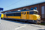 Die Nez-cassés NS 1768  Akkrum  (NL-NS 91 84 1560768-1) am 29 April 2025 im Het Spoorwegmuseum (bis 2005 NSM - Nederlands Spoorwegmuseum / Niederländischen Eisenbahnmuseum) in Utrecht im