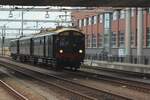 Testfahrt f�r NSMs Blokkendoos BD 9107 am 1 Augustus 2026: hier verlasst der neu aufgearbeiteter Triebzug gerade Amersfoort f�r den 2.Fahrt nach Apeldoorn.