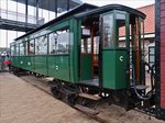 . Personenwagen 3 Klasse, NTM C205, gebaut von Werkspoor in Amsterdam im Jahr 1916, im Einsatz bei der Museumstoomtram in Hoorn-Medemblik.  29.09.2016 