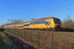 NS 7618 passiert am 10 Januar 2025 Tilburg-Reeshof.