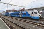 keolis/Syntus 7405 steht am grauen Nachmittag von 28 Februar 2025 in Zwolle.