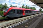 Am 28 Juni 2020 steht QBUZZ 6357 abgestellt in Dordrecht.