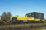 strukton-rail/771579/inspektionsfahrt-von-strukton-303001-carin-bei Inspektionsfahrt von Strukton 303001 CARIN bei Tilburg-Reeshof am 8 März 2022.