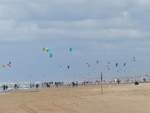 Kitesurfing Strand Katwijk 23-08-2020.