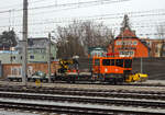 Der Oberbauwagen / Gleiskraftwagen ÖBB X 630.568 „Emma“ (99 81 9120 568-6 A-ÖBB) ein GKW Robel Bamowag 54.22 der ÖBB-Infrastruktur („Anlagen Service Center“ -