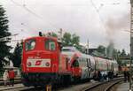 ÖBB Verschiebelok 2067 026 ist am 30 mai 2004 anwesend beim Bahnhofsfest  40 Jahre ÖGEG  in Salzburg-Itzling.