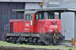 In Klagenfurt stand die Diesellok 2068 022 im Bahnhofsvorfeld vor dem Lokschuppen. 05.05.2026
