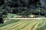 Unkrautbekämpfung bei der Mariazeller Bahn am 04.08.1986.