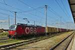 ÖBB 1293 045, ist mit einem Containerzug in Verona Porta Nouvo angekommen. 09.05.2025


