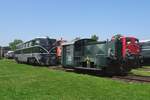 Am 21 Mai 2023 war es Zeit fr die Dieseltage ins Heizhaus Strasshof und X130.01 steht mit andere Exponate ins freien Feld innerhalb des Eisenbahnmuseums.