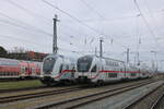 Doppelstock-Treffen am 07.04.2023 im Rostocker Hbf.