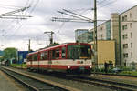 slb-salzburger-lokalbahnen/696847/mit-der-s-1-nach-lambrechtshausen-verlaesst Mit der S-1 nach Lambrechtshausen verlsst SLB-44 Salzburg-Itzling am 30 Mai 2004.