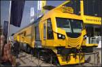 Der Schienenfr�szug MG31 der Firma LINSINGER Austria ist eine Weltpr�miere auf der InnoTrans 2012 in Berlin