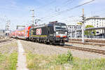 Die an die GKB vermietete X4 E - 863 (193 863) der Beacon Rail Capital Europe verl�sst am 4. September 2026 Graz Hauptbahnhof Richtung S�den.
