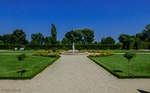 Der ehemalige Abtsgarten des Klosters Neuzelle wurde ursprünglich um 1755 angelegt und ab 1994 originalgetreu wiederhergestellt.