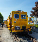 Nach fast 40 Jahren im Einsatz, nach erfolgreichen Retrofit/Modernisierung bald wieder im Einsatz. Plasser & Theurer präsentierte auf der 29. Internationale Ausstellung Fahrwegtechnik 2025 (iaf) in Münster (hier am 20 Mai 2025) die Retrofit ...