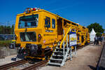 Nach fast 40 Jahren im Einsatz, nach erfolgreichen Retrofit/Modernisierung bald wieder im Einsatz. Plasser & Theurer präsentierte auf der 29. Internationale Ausstellung Fahrwegtechnik 2025 (iaf) in Münster (hier am 20 Mai 2025) die Retrofit ...