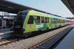 SA 132-009 wirtbt für Umweltfreundliche Züge und steht am 4 Mai 2024 in Wolsztyn.