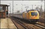 PKP IC 5 370 002 / EU44-002  PGE Arena Gdansk  mit dem EC54 Berlin Hauptbahnhof am 09.04.2013 in Berlin-K�penick