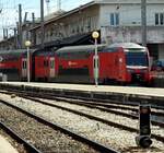 CP 3521 im Bahnhof Santa Apolonia in Lissabon am 13.05.2018.