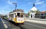 Straßenbahn / Stadtverkehr; Lissabon;   Remodelado Nr.556 von Carris am Cais do Sodre am 30.03.2017.