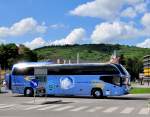 Schneller Nachschuss auf einen NEOPLAN CITYLINER am 4.7.2013 bei der Durchfahrt in Krems an der Donau.